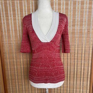 Yigal Azrouël Ribbed Stretch Top – Size M